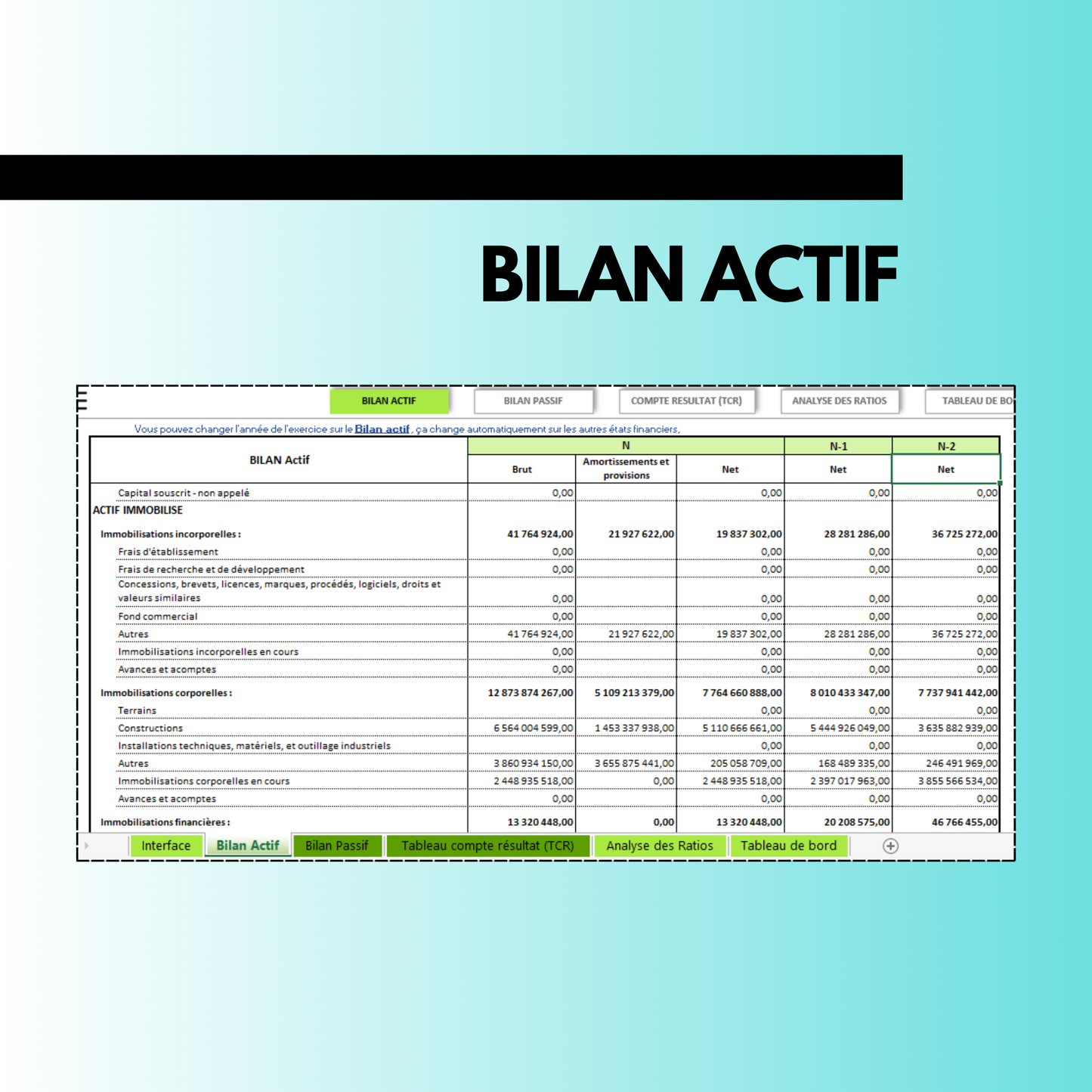 𝗙𝗶𝗰𝗵𝗲𝗿 𝗘𝗫𝗖𝗘𝗟 𝗔𝗻𝗮𝗹𝘆𝘀𝗲 𝗳𝗶𝗻𝗮𝗻𝗰𝗶𝗲̀𝗿𝗲 𝗽𝗮𝗿 𝗹𝗲𝘀 𝗿𝗮𝘁𝗶𝗼𝘀 📈