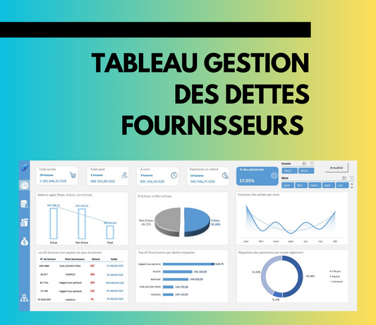 𝗧𝗮𝗯𝗹𝗲𝗮𝘂 𝗱𝗲 𝗯𝗼𝗿𝗱 𝗴𝗲𝘀𝘁𝗶𝗼𝗻 𝗱𝗲𝘀 𝗱𝗲𝘁𝘁𝗲𝘀 𝗳𝗼𝘂𝗿𝗻𝗶𝘀𝘀𝗲𝘂𝗿𝘀 📈